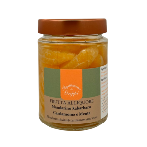 Frutta al Liquore MANDARINO RABARBARO CARDAMOMO E MENTA